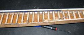 Réparation sommier d'accordéon